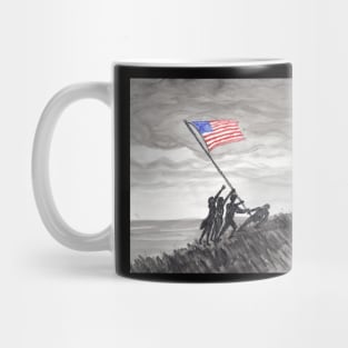 Raising the Flag at Iwo Jima Mug